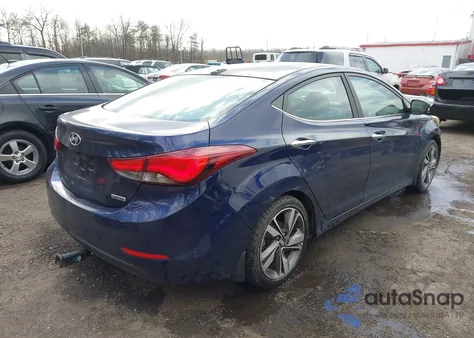 2014 Hyundai Elantra Limited из США, поврежденный, VIN 5NPDH4AE2EH483576
